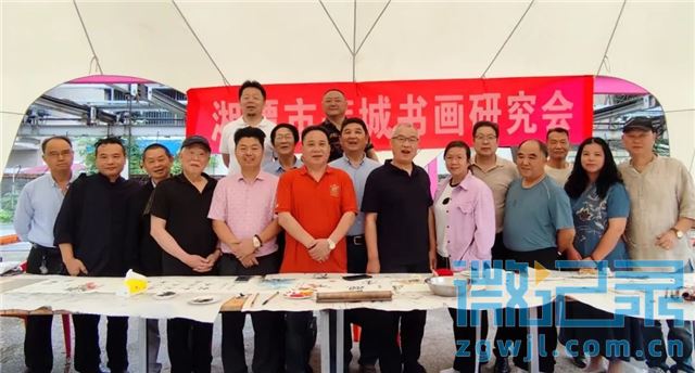 湘潭市莲城书画研究会开展“我爱湘潭我的